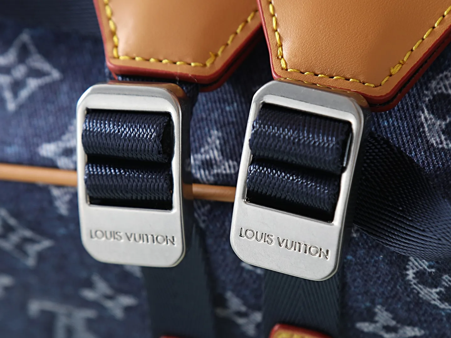 Louis Vuitton Christopher Blue Calfskin Backpack product photo from LabelPicks