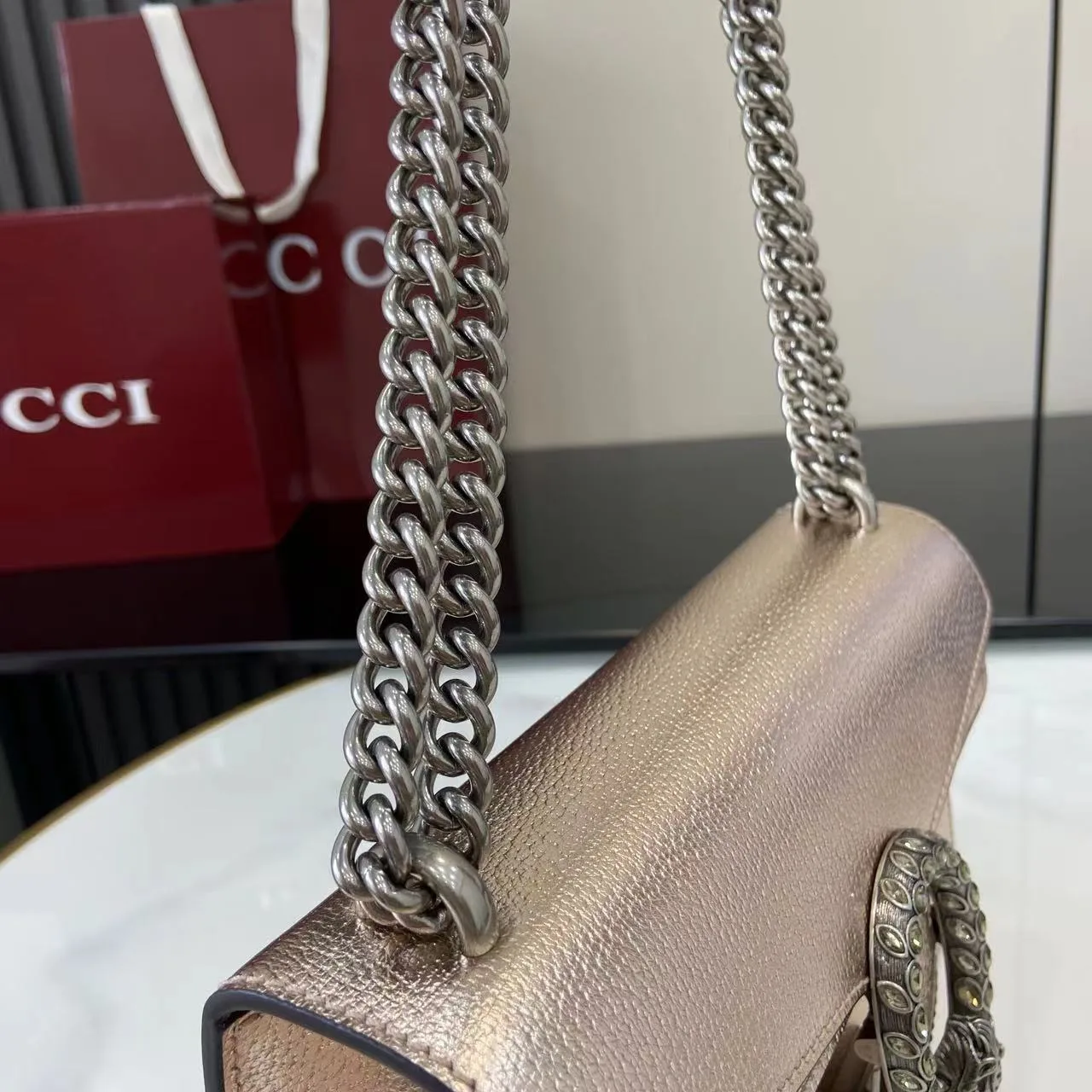 Gucci Gold Dionysus Shoulder Bag product photo from LabelPicks