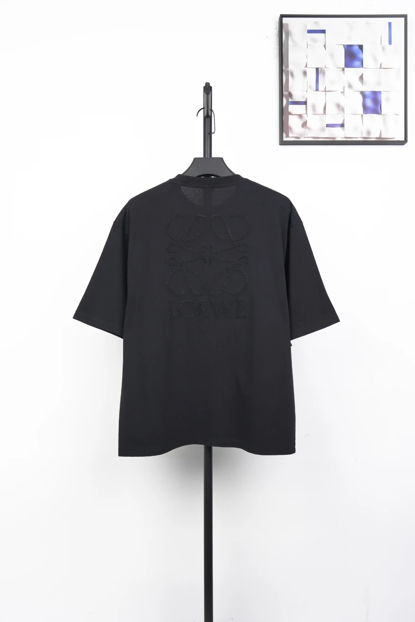 LOEWE Black Pocket T-Shirt with Tonal Anagram product photo from LabelPicks