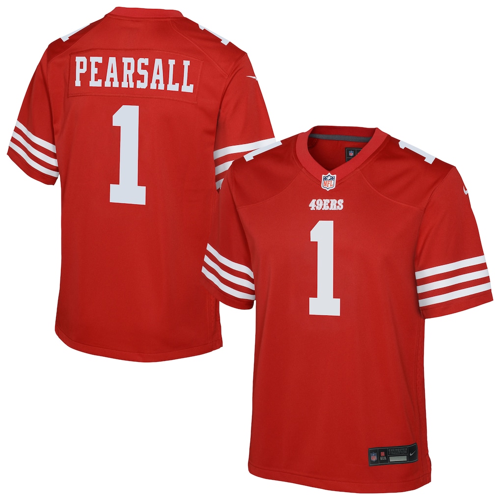 Ricky Pearsall San Francisco 49ers Nike Youth Game Jersey - Red