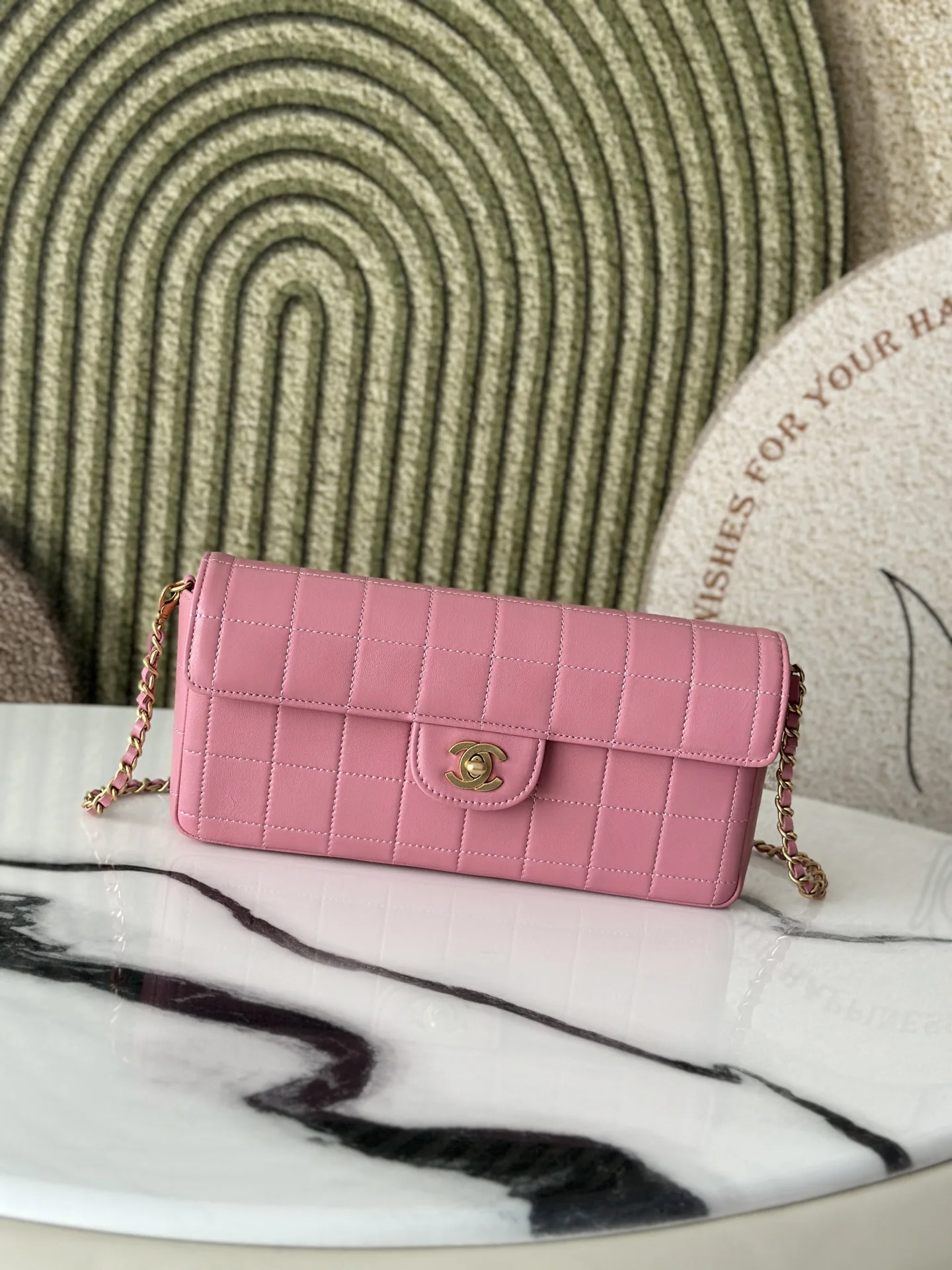 Chanel Pink Lambskin Shoulder Bag product photo from LabelPicks