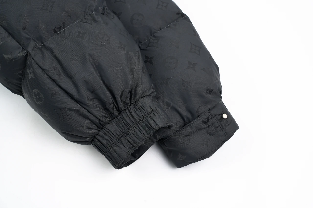 Louis Vuitton Black Ski Print Hooded Padded Jacket product photo from LabelPicks