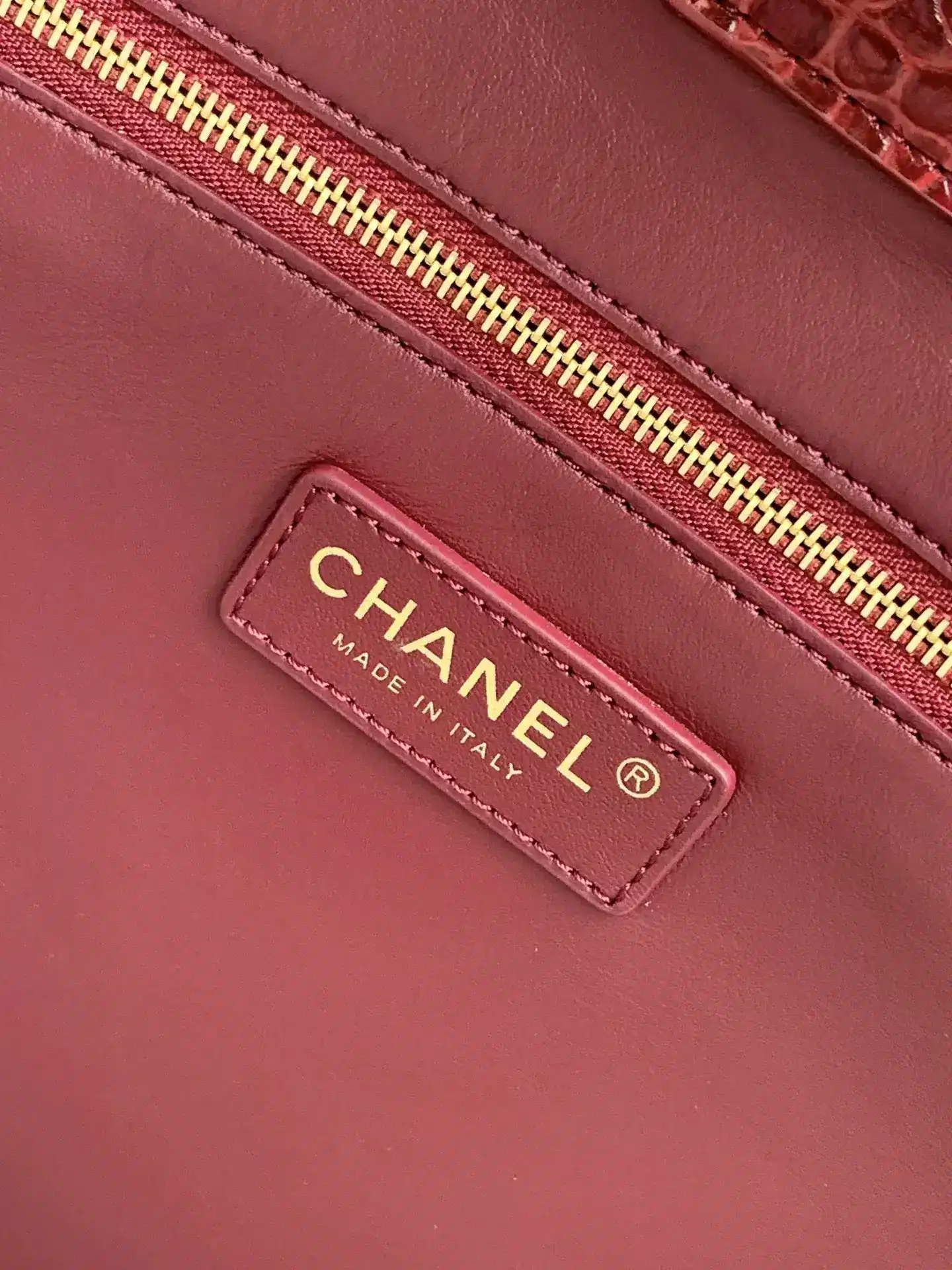 Chanel Burgundy Calfskin Tote Bag product photo from LabelPicks