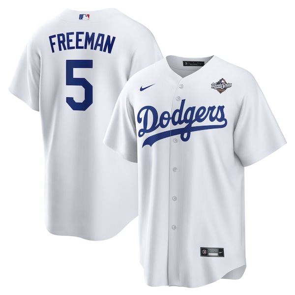 Freddie Freeman Los Angeles Dodgers Nike 2025 World Series Home Replica Player Jersey - White