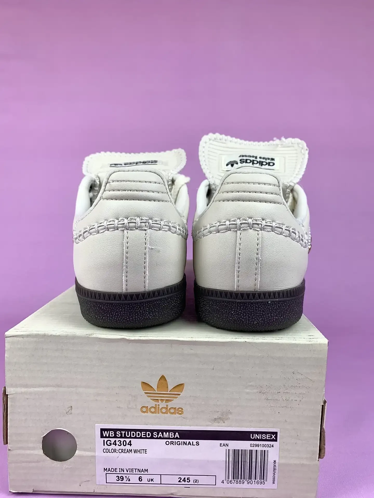 Wales Bonner x adidas Samba Studded Cream White Shoes product photo from LabelPicks