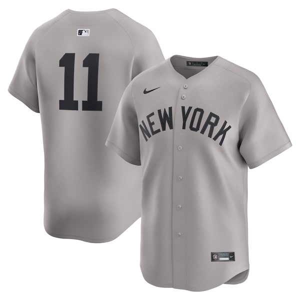 Anthony Volpe New York Yankees Nike Road Limited Player Jersey - Gray