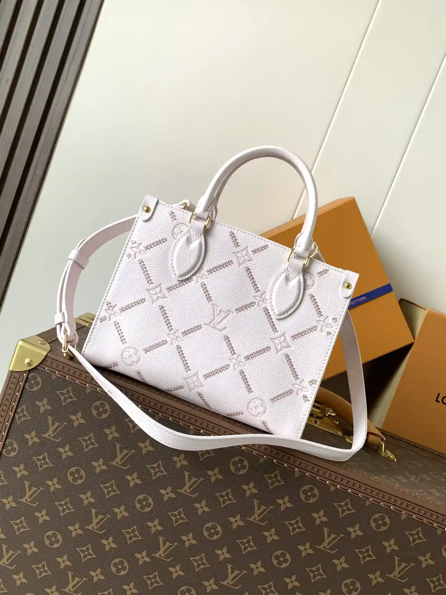Louis Vuitton Onthego Black Quilted Leather Tote Bag product photo from LabelPicks