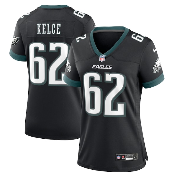 Jason Kelce Philadelphia Eagles Nike Alternate Game Jersey - Black/Green