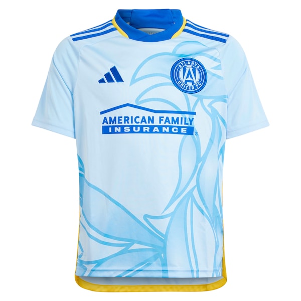 Miguel Almiron Atlanta United FC adidas Youth 2024 The Resurgens Kit Replica Player Jersey - Light Blue