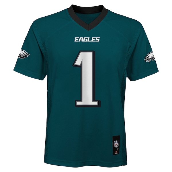 Jalen Hurts Philadelphia Eagles Youth Replica Player Jersey - Midnight Green
