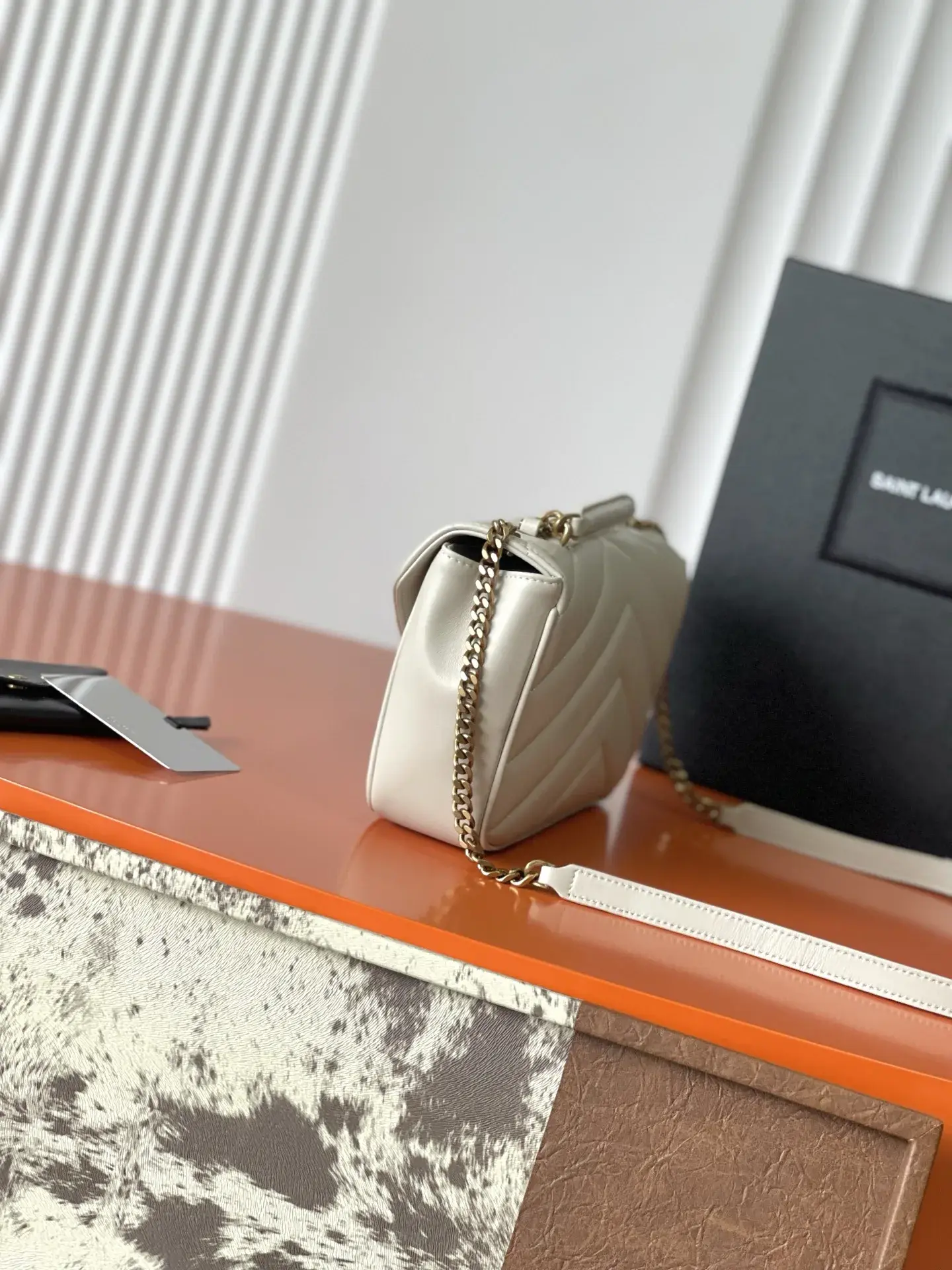 Saint Laurent Lambskin Loulou Crossbody Bag product photo from LabelPicks