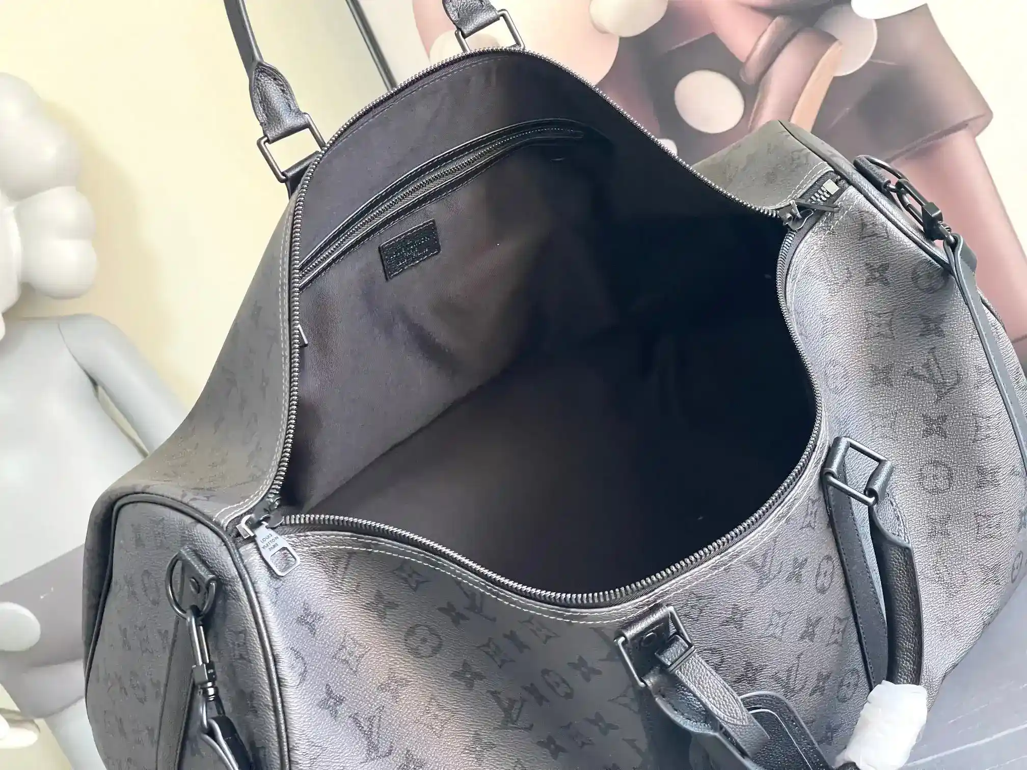 Louis Vuitton Yellow Keepall Monogram Canvas Tote Bag product photo from LabelPicks