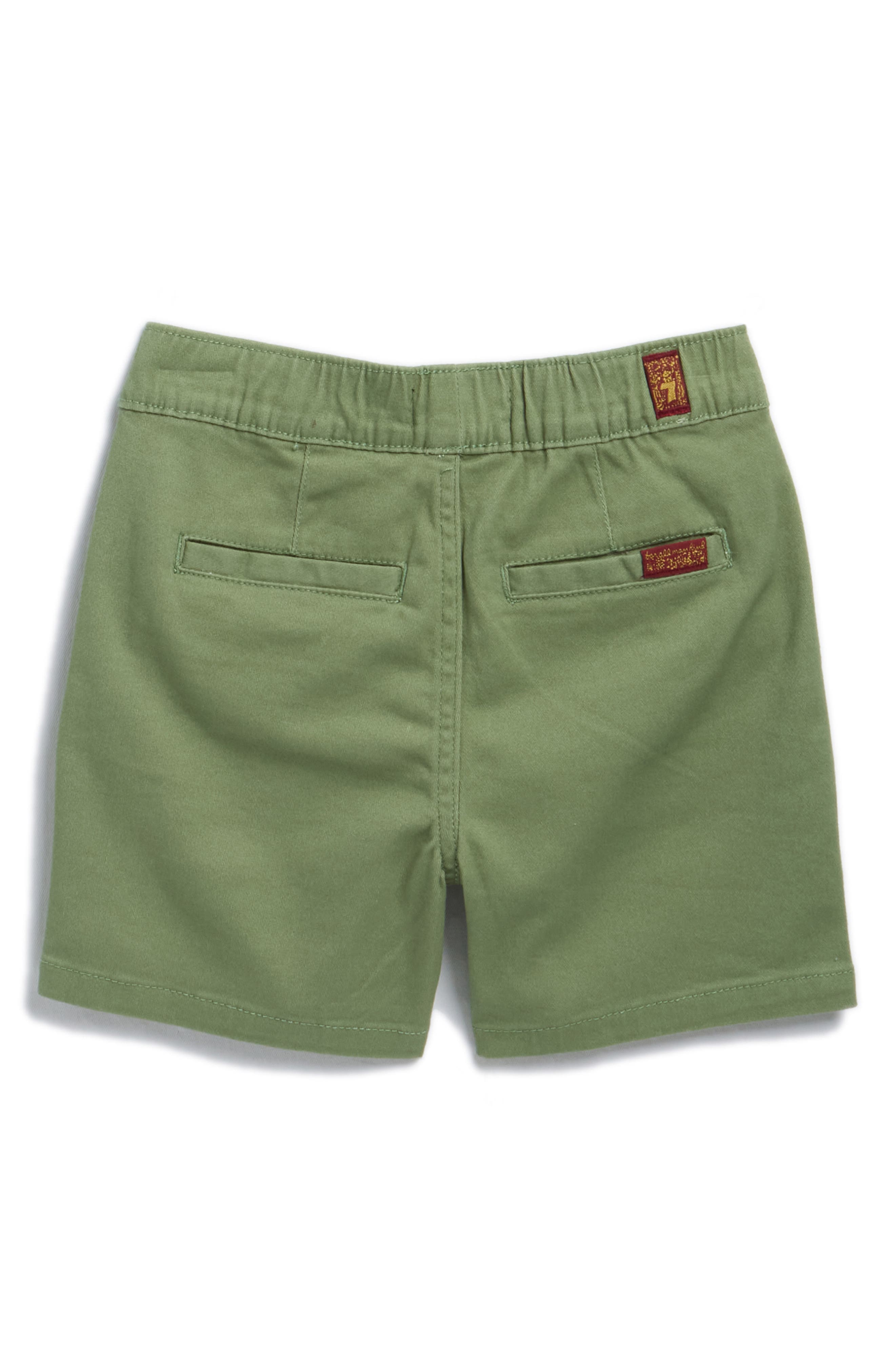 7 For All Mankind Kids' Crinkle Polo & Twill Shorts Set