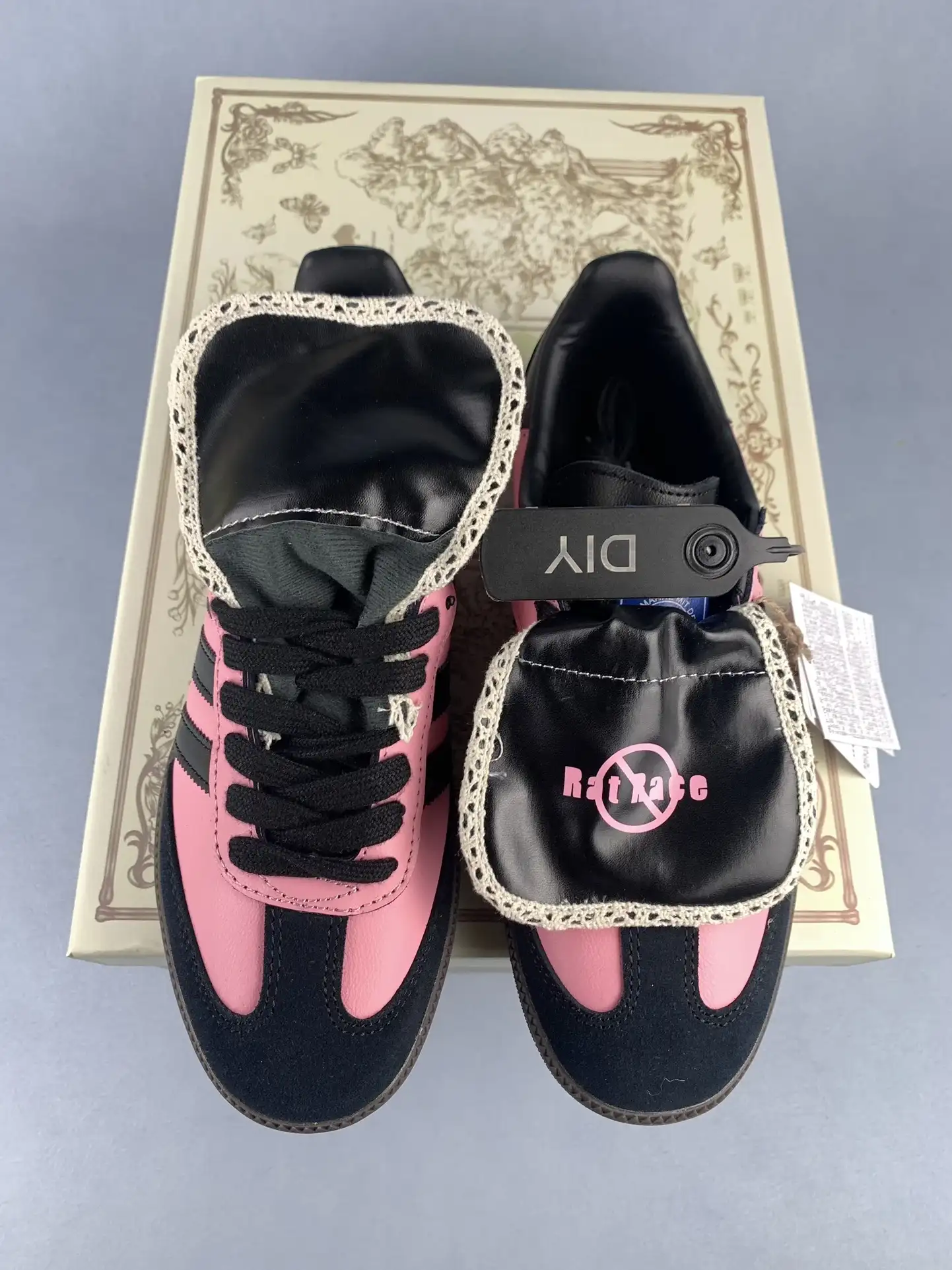 adidas Samba OG Black Pink Custom Shoes product photo from LabelPicks