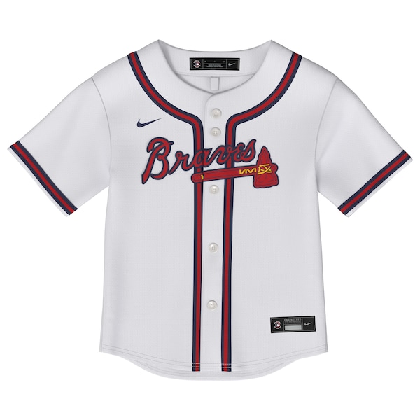 Atlanta Braves Toddler Home Replica Jersey - White