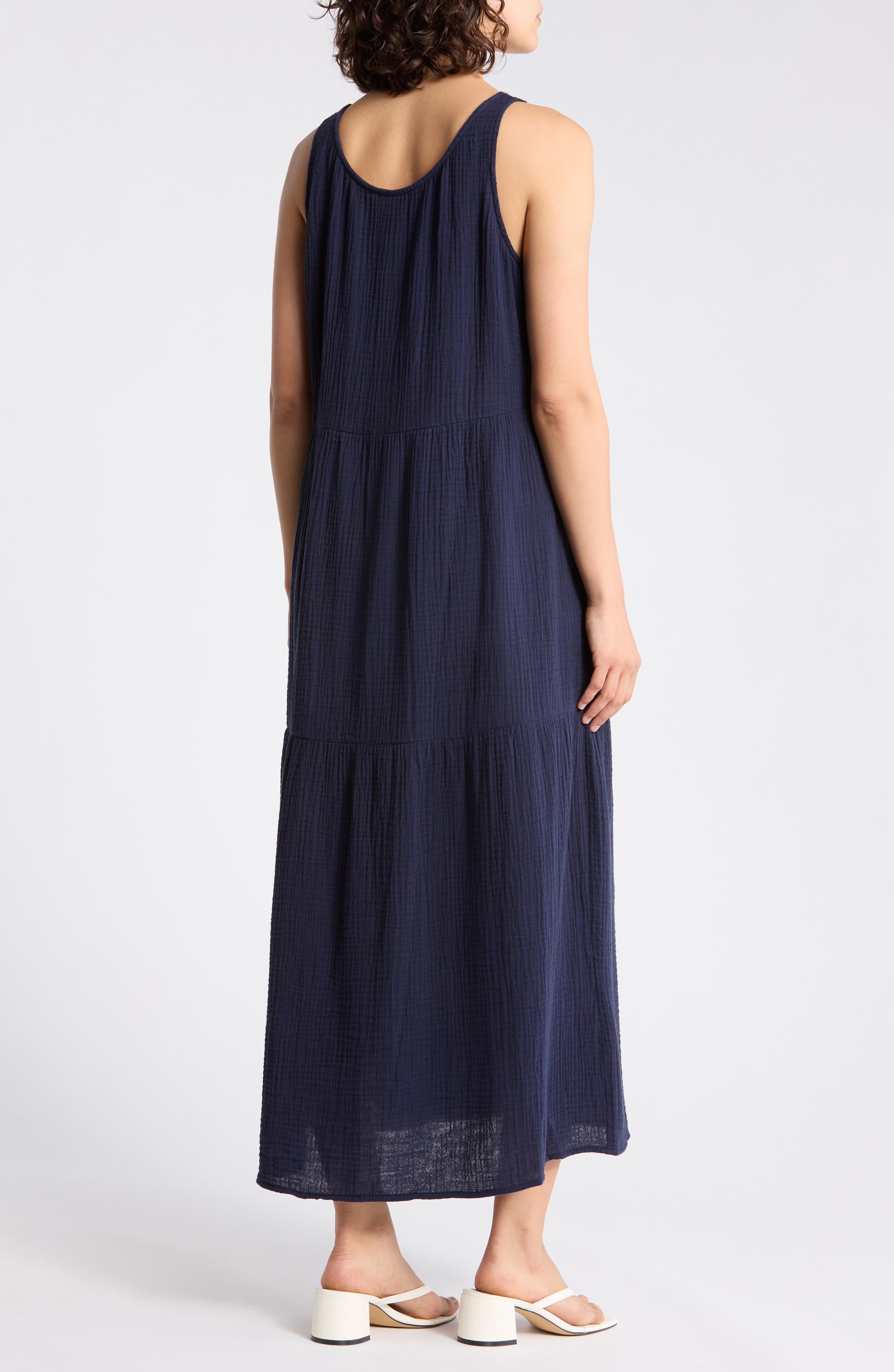 Eileen Fisher Organic Cotton Maxi Dress