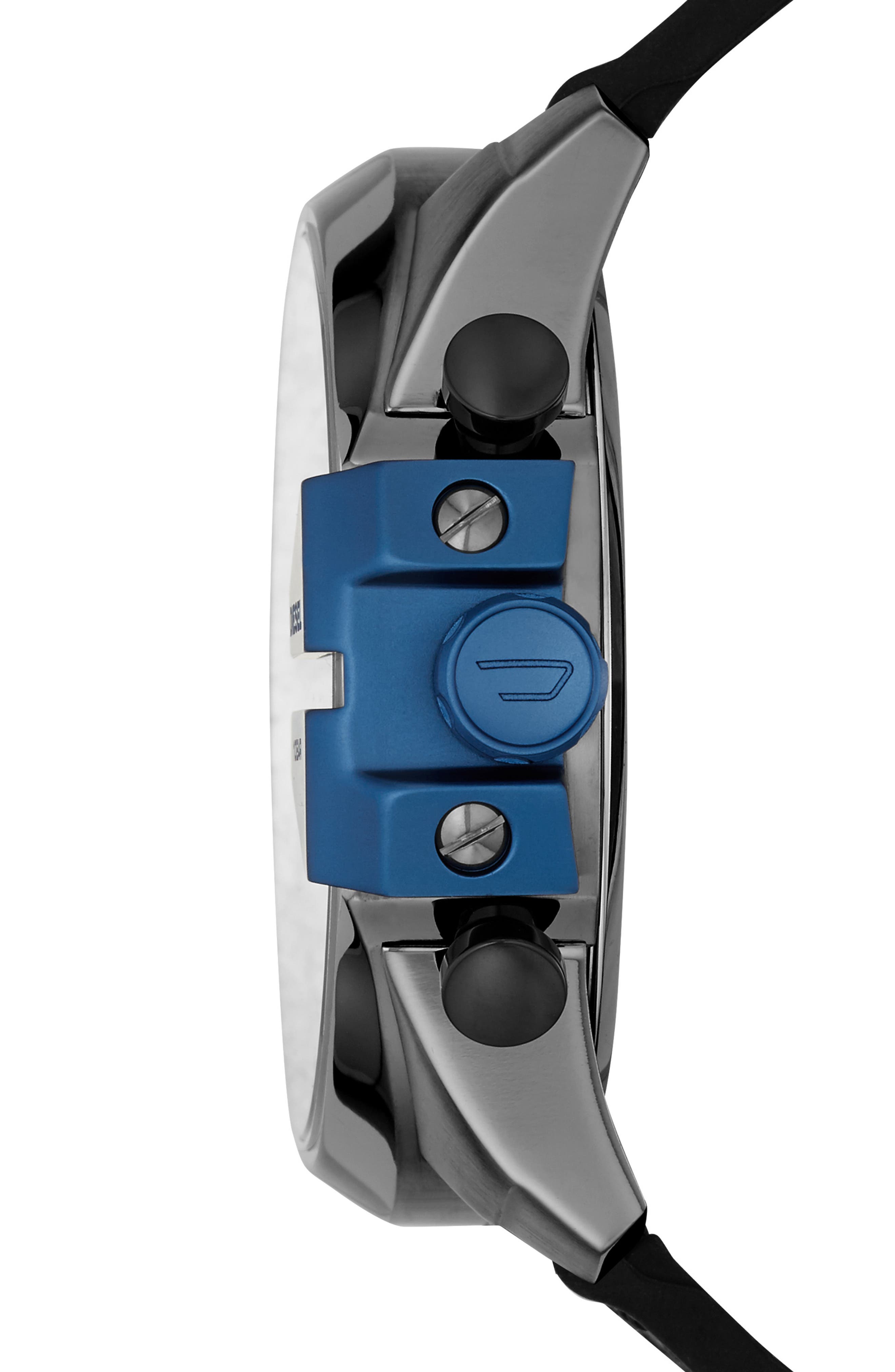 DIESEL® Mega Chief Chronograph Nylon Strap Watch, 51mm