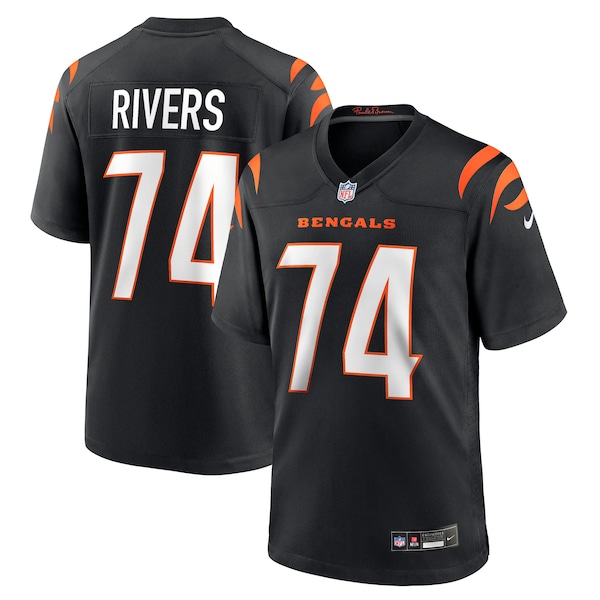 Jalen Rivers Cincinnati Bengals Nike Team Game Jersey -  Black