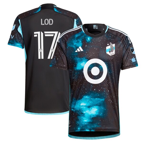 Robin Lod Minnesota United FC adidas 2024 Starry Night Authentic Player Jersey - Black