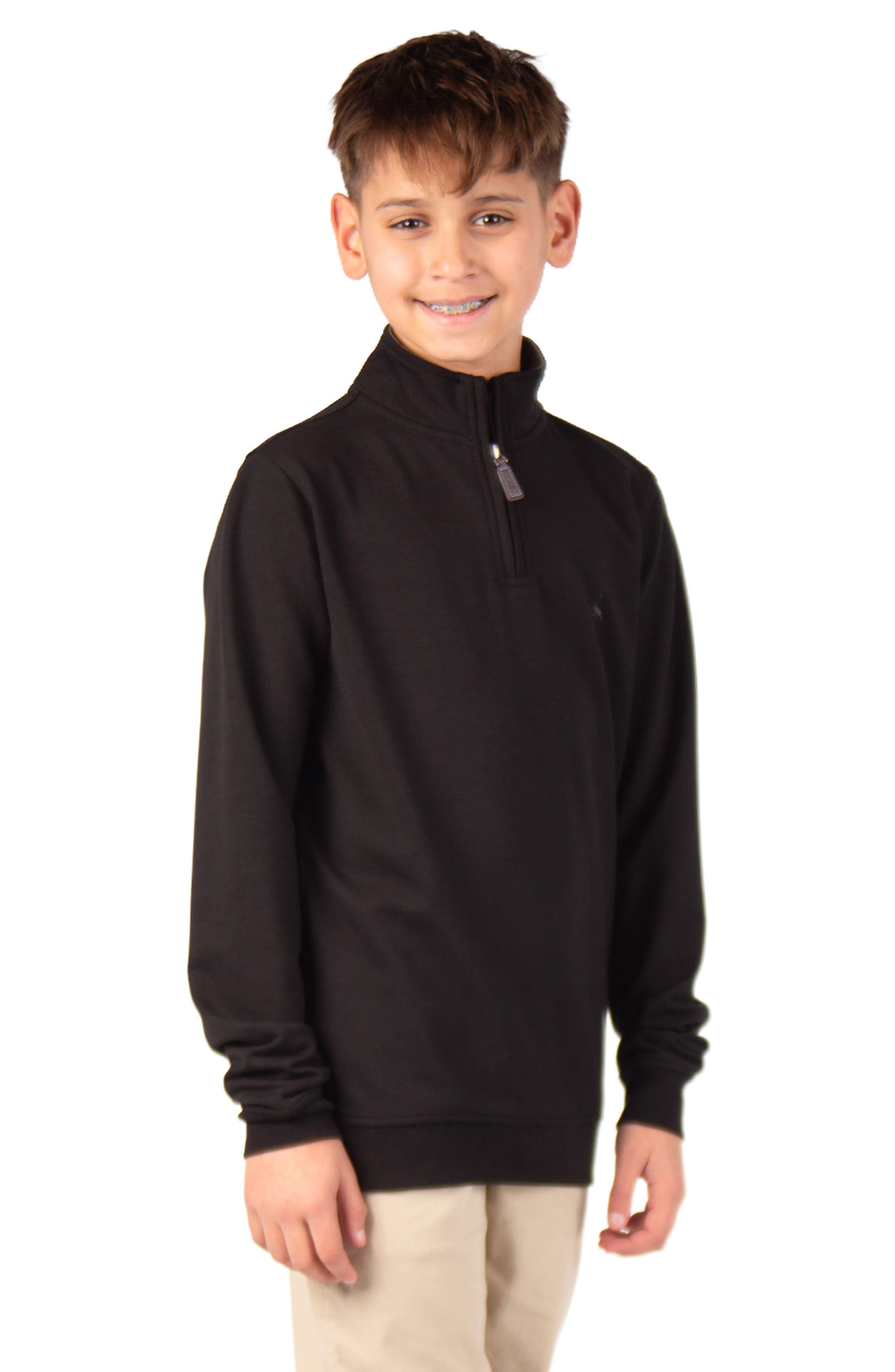 TailorByrd Kids' Fleece Quarter-Zip Pullover