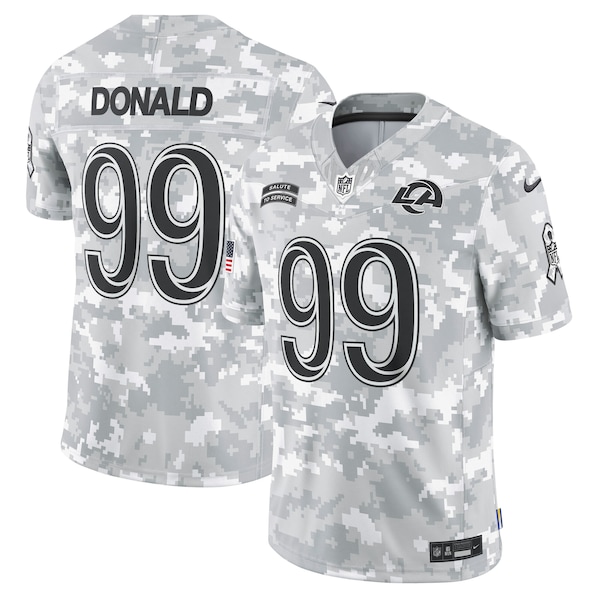 Aaron Donald Los Angeles Rams Nike 2024 Salute to Service Retired Player Limited Jersey - Arctic Camo