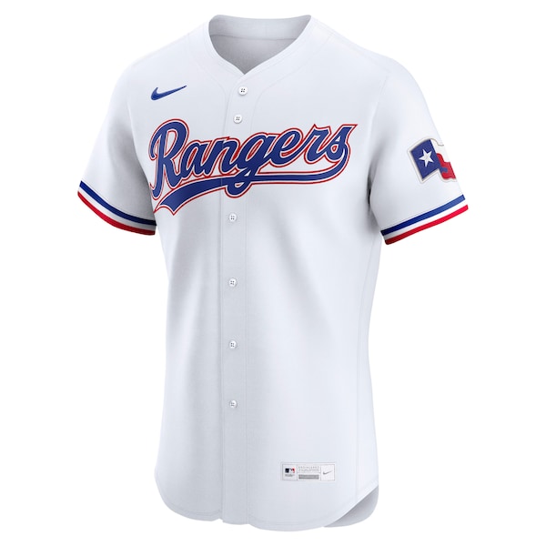 Texas Rangers Nike Home Elite Jersey - White