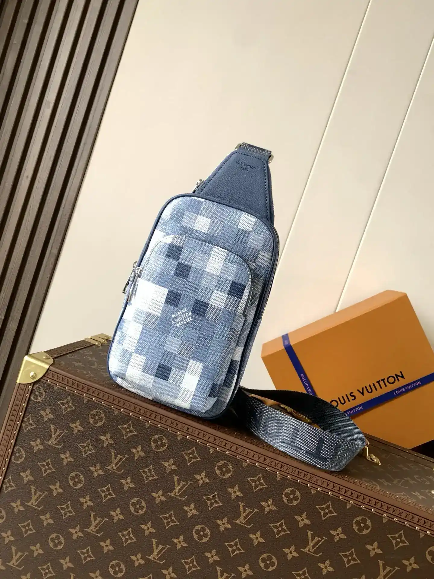 Louis Vuitton Black Damier Canvas Shoulder Bag product photo from LabelPicks