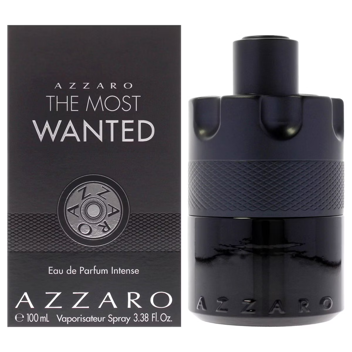 Azzaro The Most Wanted EDP Intense for Men – Cardamom, Toffee & Amberwood, 3.38 Fl Oz