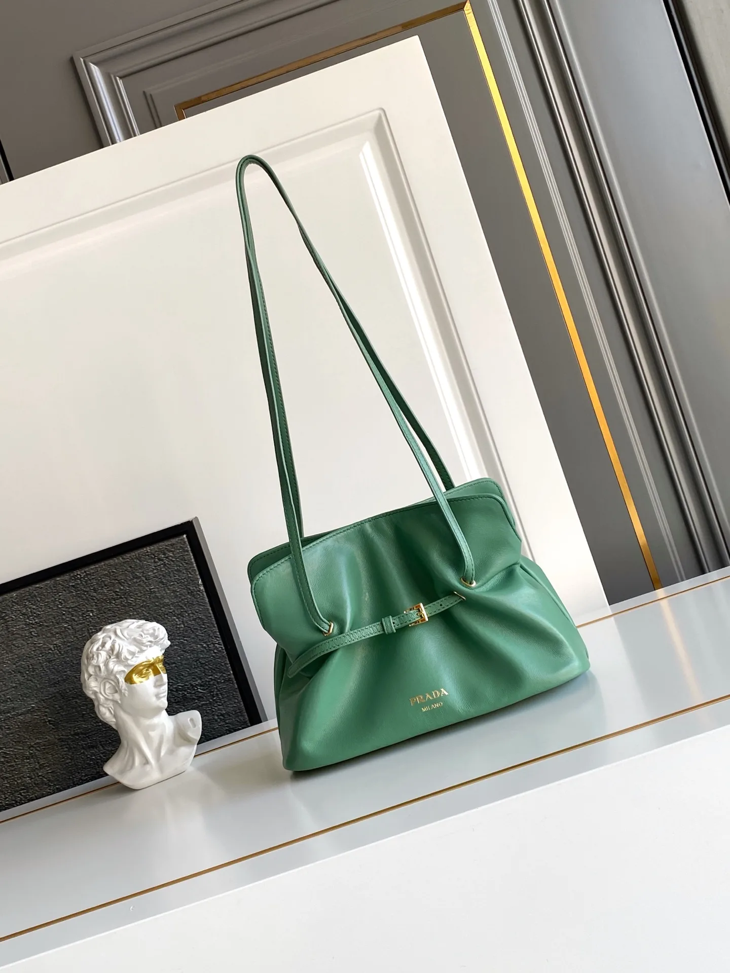 Prada Lambskin Shoulder Bag product photo from LabelPicks