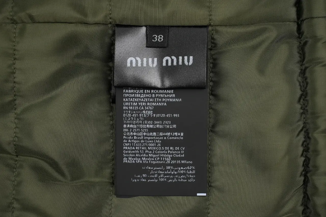 Miu Miu Beige Sherpa Look Hooded Down Jacket product photo from LabelPicks