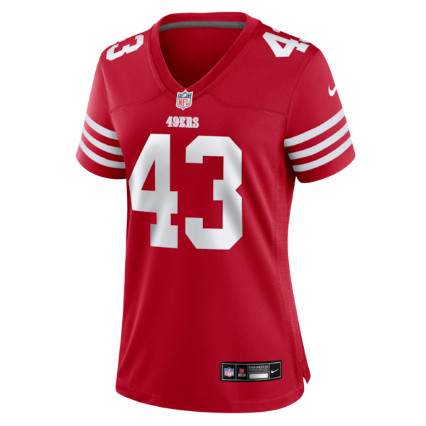 Messiah Swinson San Francisco 49ers Nike Women's Team Game Jersey -  Scarlet
