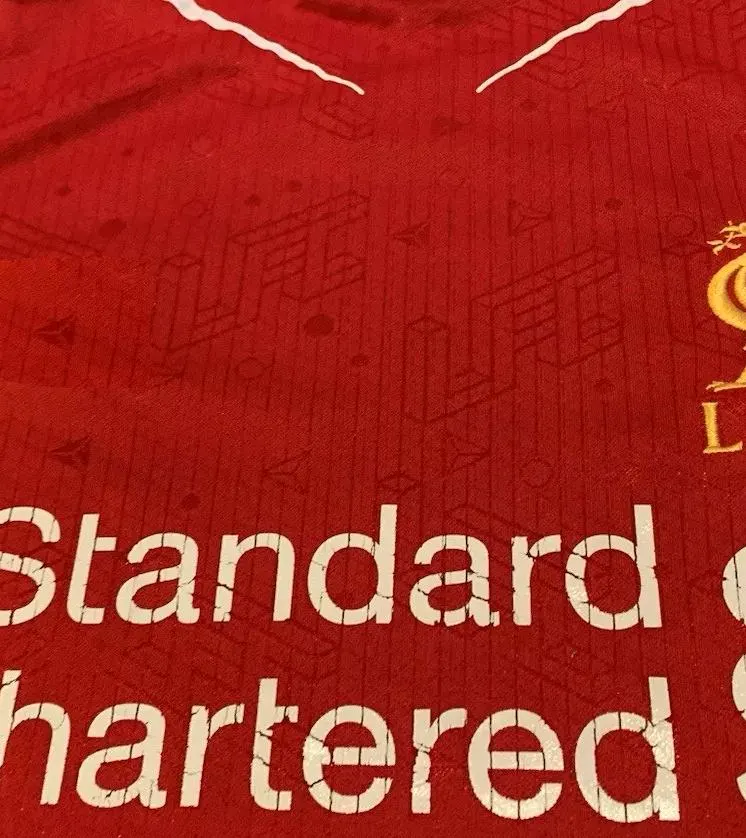 Steven Gerrard SIGNED Liverpool 14/15 FINAL Home Jersey/Shirt - COA - 2015 Retro