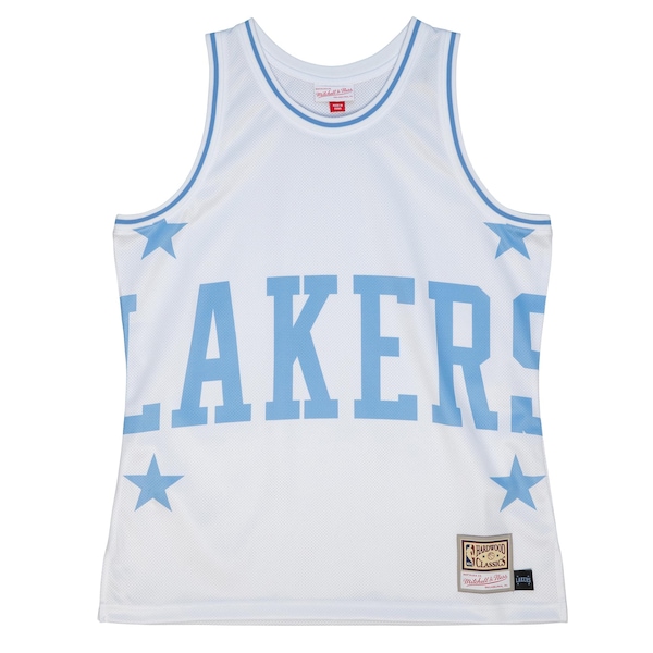 Los Angeles Lakers Hardwood Classics Blown Out Fashion Jersey - White