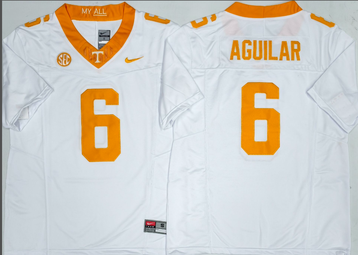 Andres Aguilar NCAA Tennessee Volunteers Nike Vapor Limited Jersey