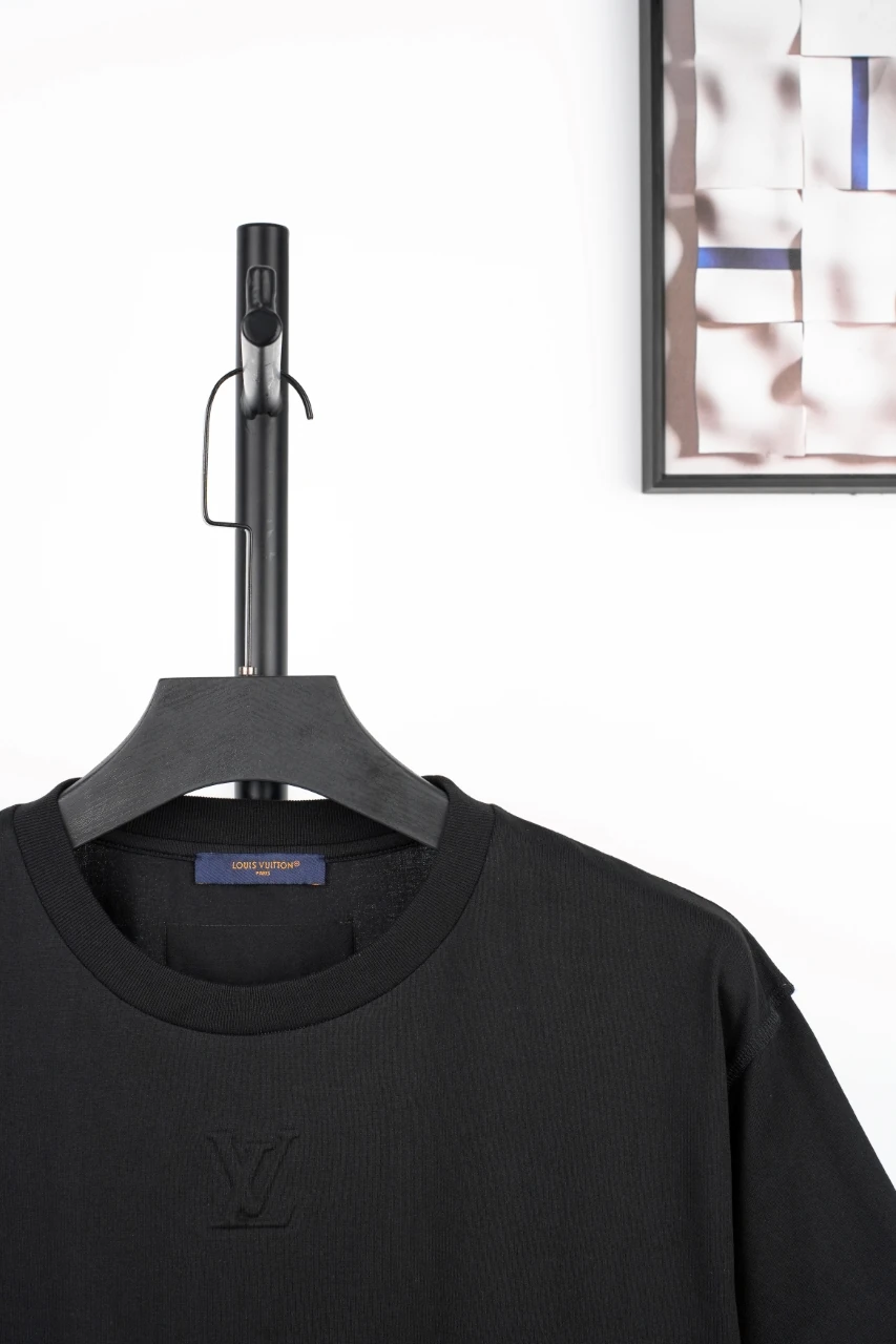 Louis Vuitton Black Embossed T-Shirt product photo from LabelPicks