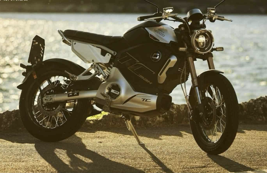 SUPER SOCO TC-MAX Electric Motorcycle E-Bike Black - GreshamTech