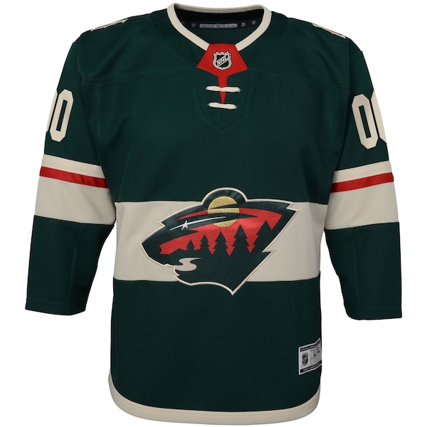 Minnesota Wild Youth Home Premier Custom Jersey - Green