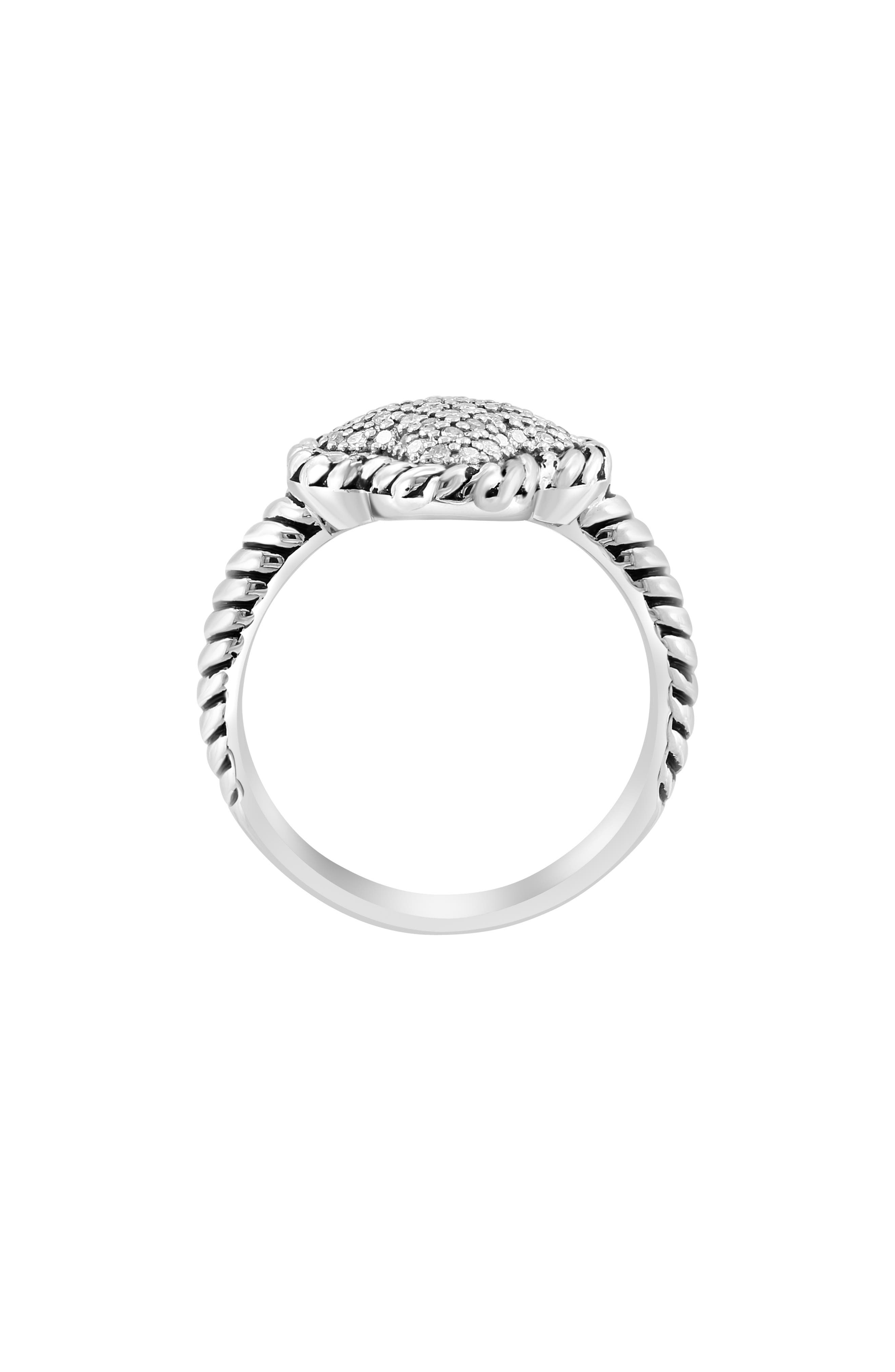 EFFY Sterling Silver Diamond Ring - 0.23ct.