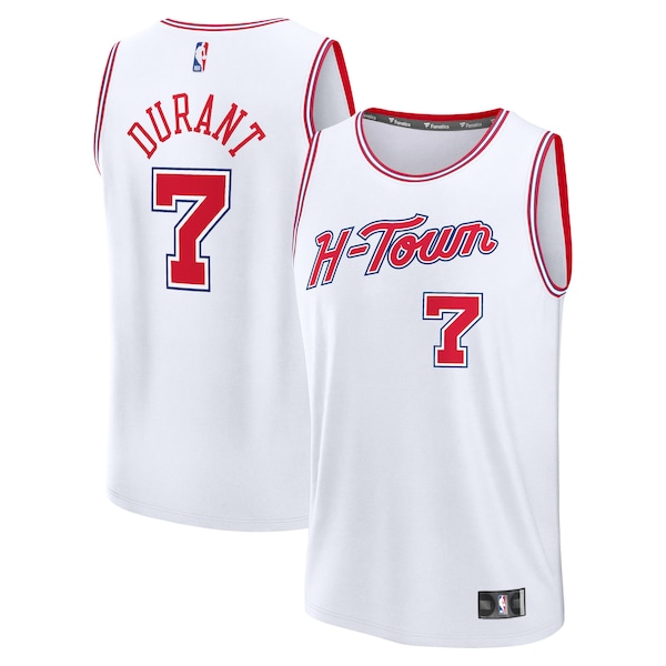 Kevin Durant Houston Rockets  Youth 2025/26 City Edition Fastbreak Jersey - White