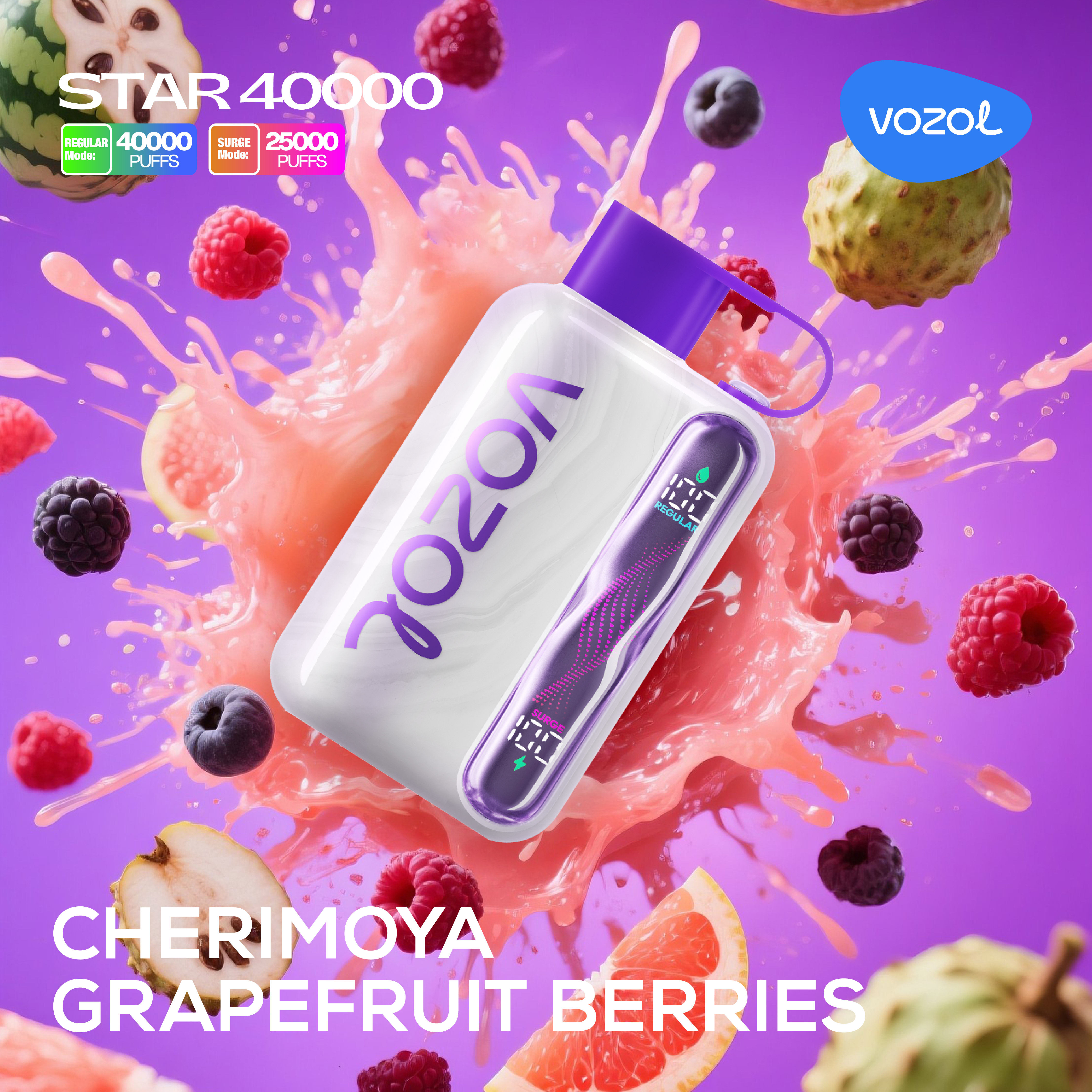 Vozol Star 40k Disposable Vape (5%, 40000 Puffs)