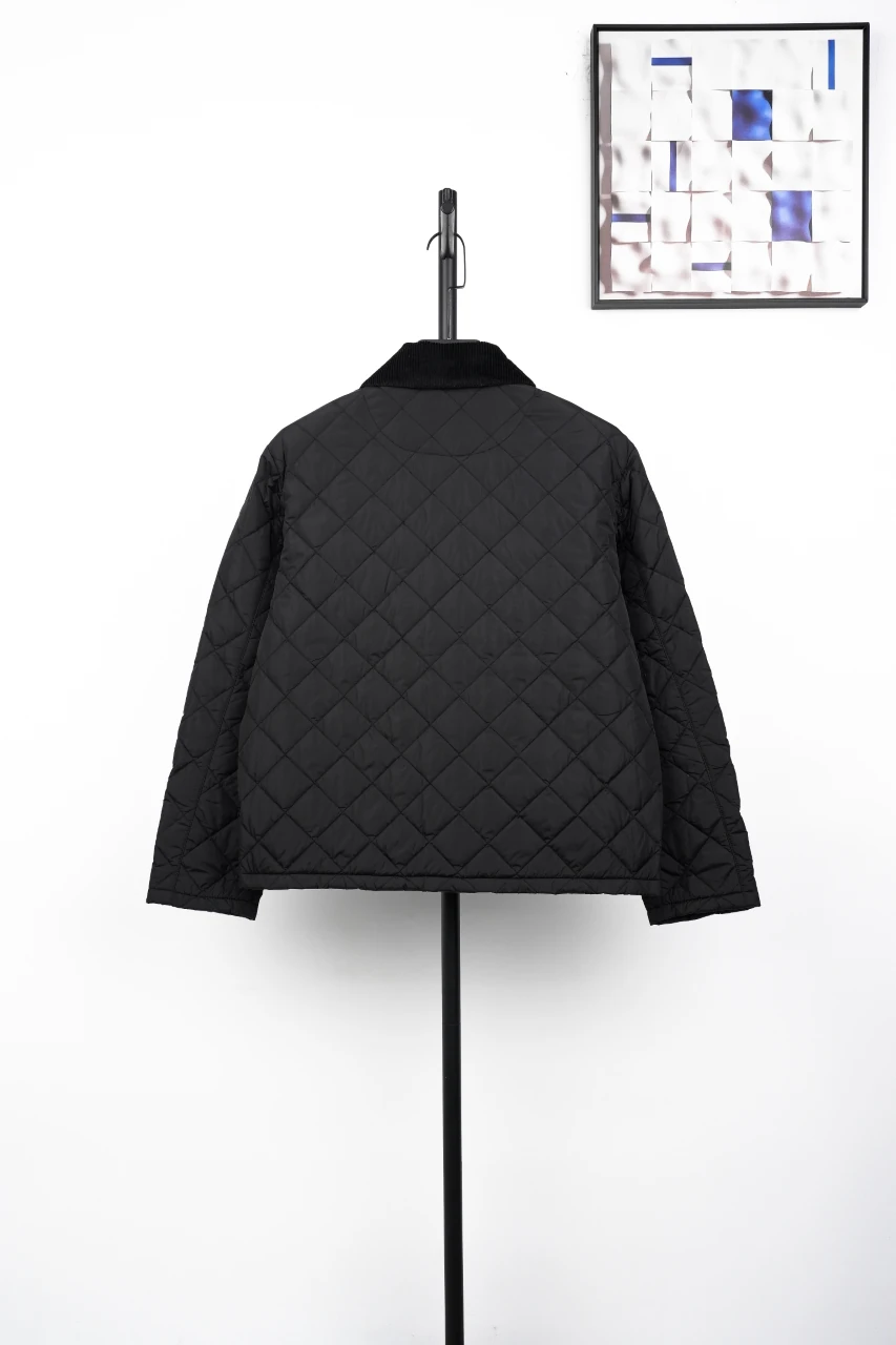 Prada Black Diamond Quilted Padded Jacket product photo from LabelPicks