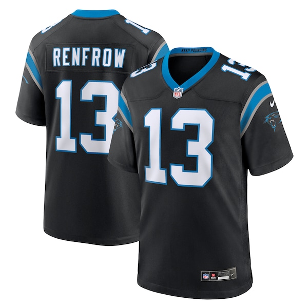 Hunter Renfrow Carolina Panthers Nike Team Game Jersey -  Black