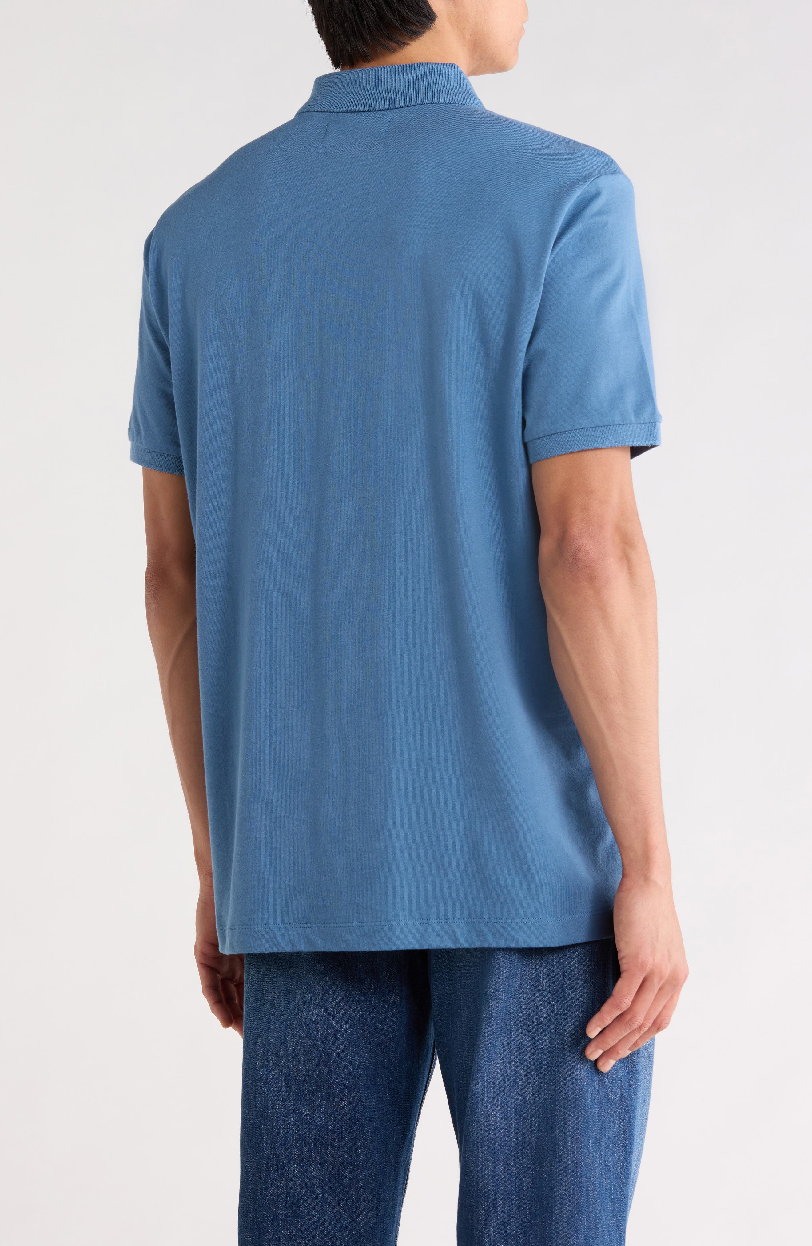 Original Penguin Jacquard Quarter Zip Polo