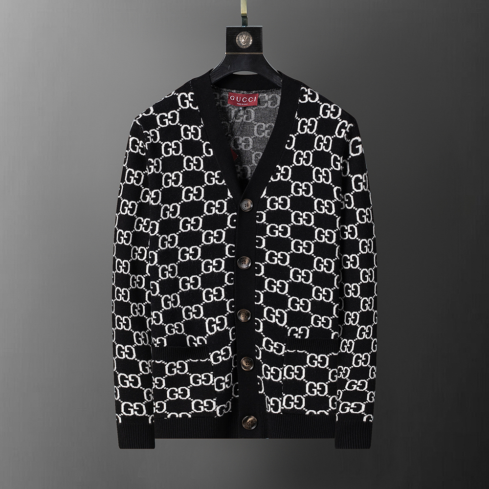 0916 Light luxury double B print sweater