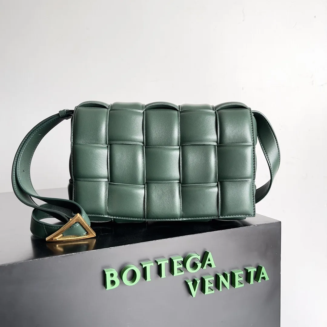 Bottega Veneta Cassette Intrecciato Woven Leather Shoulder Bag product photo from LabelPicks