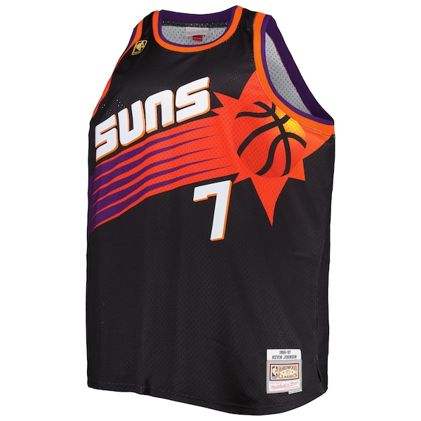 Kevin Johnson Phoenix Suns Big & Tall Hardwood Classics 1996/97 Swingman Jersey - Black