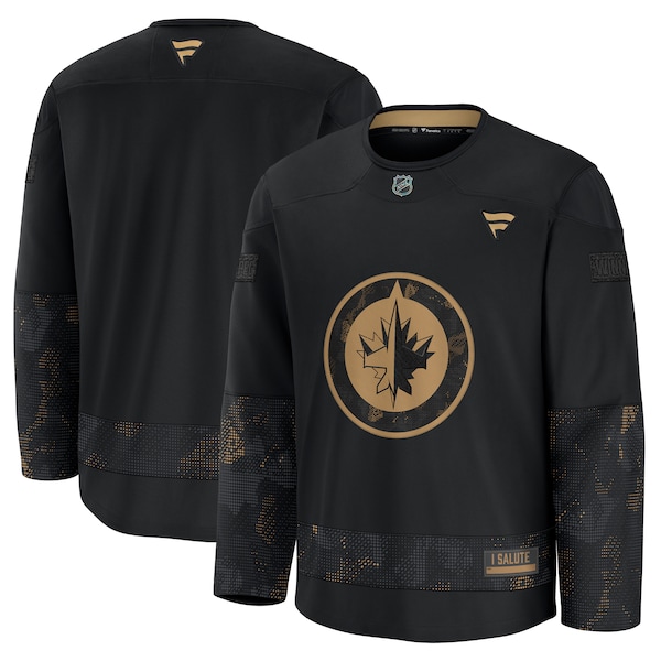 Winnipeg Jets  2024 Military Appreciation Practice Jersey - Black