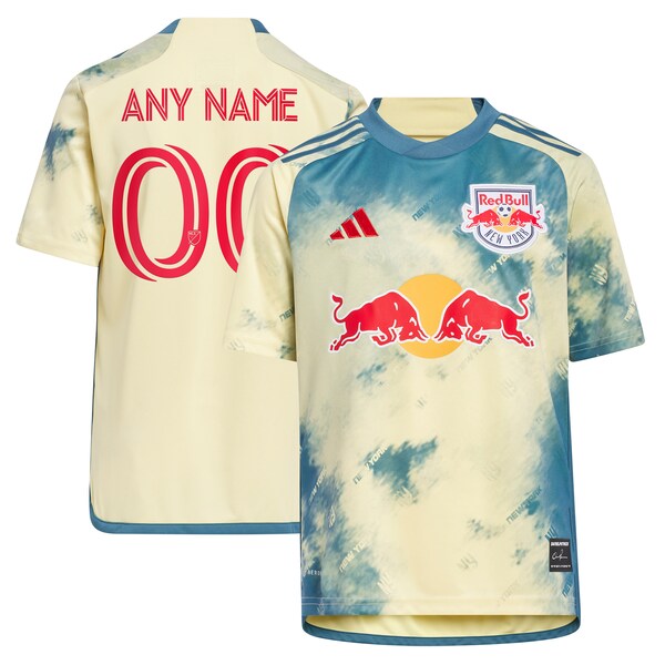 New York Red Bulls adidas Youth 2024 Daniel Patrick Kit Replica Custom Jersey - Yellow