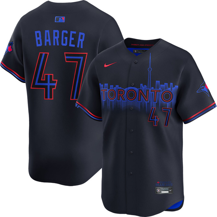 Addison Barger Toronto Blue Jays Nike Home Limited Player Jersey - City Connect- Blue