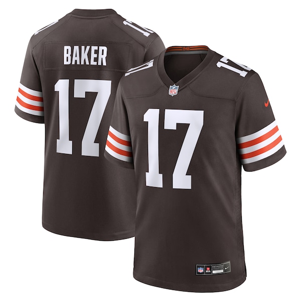 Jerome Baker Cleveland Browns Nike Team Game Jersey -  Brown